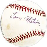 Tom Alston Autographed Official NL Baseball St. Louis Cardinals Beckett BAS QR #BM17790