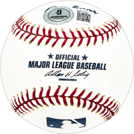 Tom Egan Autographed Official MLB Baseball Chicago White Sox, Los Angeles Angels Beckett BAS QR #BM17792