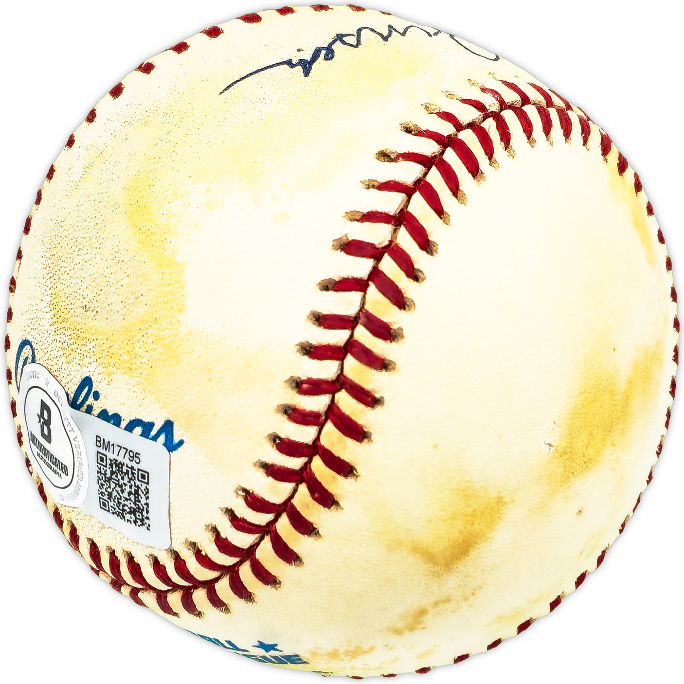 Bill Zinser Autographed Official AL Baseball Washington Senators Beckett BAS QR #BM17795