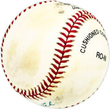 Larry Bearnarth Autographed Official NL Baseball Mets, Expos Beckett BAS QR #BM17800