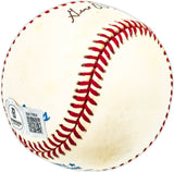Gene Brabender Autographed Official AL Baseball Orioles, Pilots Beckett BAS QR #BM17804