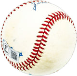 Jim Turner Autographed Official AL Baseball New York Yankees, Cincinnati Reds Beckett BAS QR #BM17809