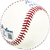 Gary Ward Autographed Official MLB Baseball New York Yankees "1987-89 Yankees" Beckett BAS QR #BM17810