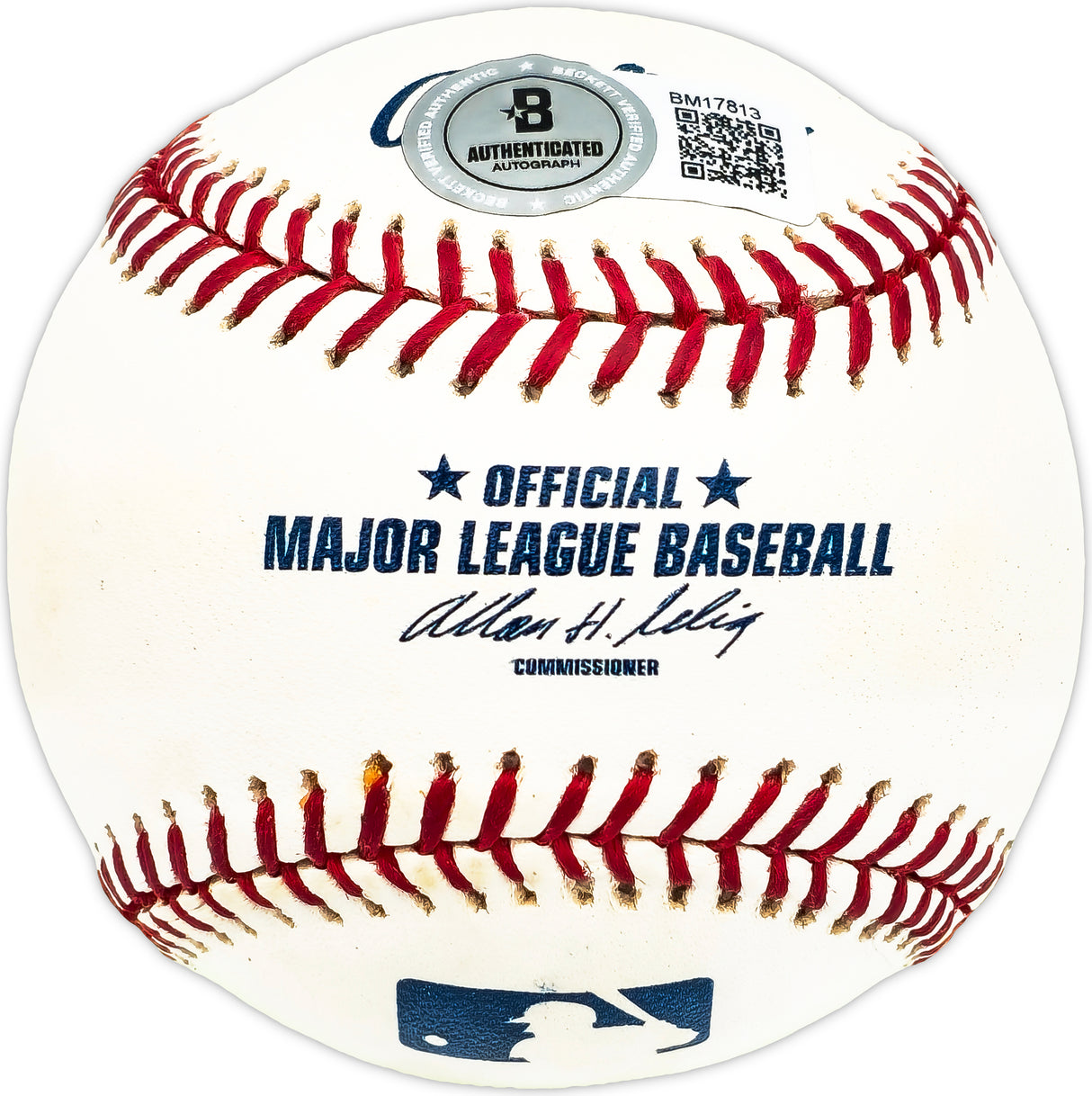 Jim McMath Autographed Official MLB Baseball Chicago Cubs Beckett BAS QR #BM17813