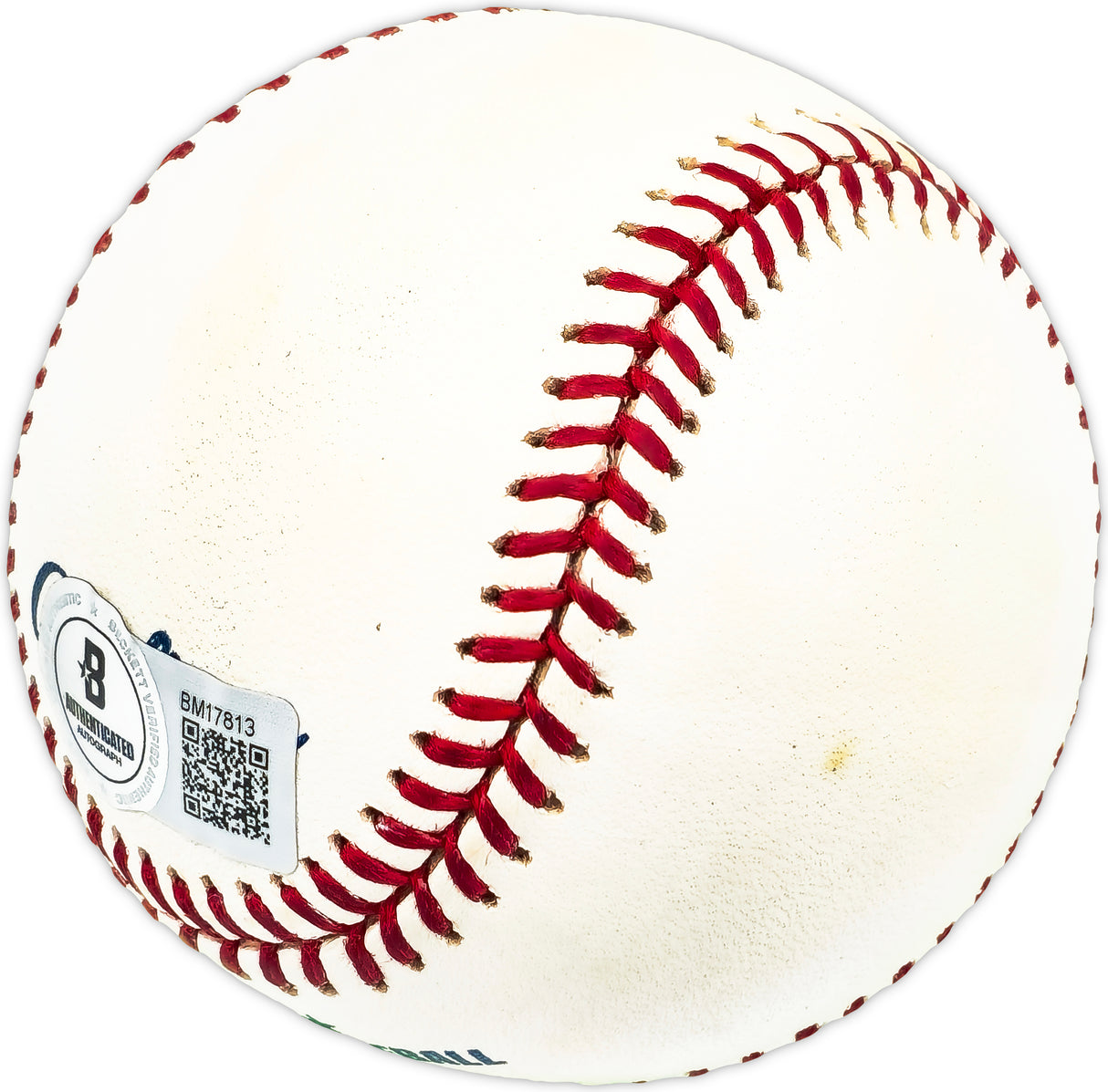 Jim McMath Autographed Official MLB Baseball Chicago Cubs Beckett BAS QR #BM17813