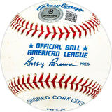 Bert Cueto Autographed Official AL Baseball Twins, Cuba Beckett BAS QR #BM17816