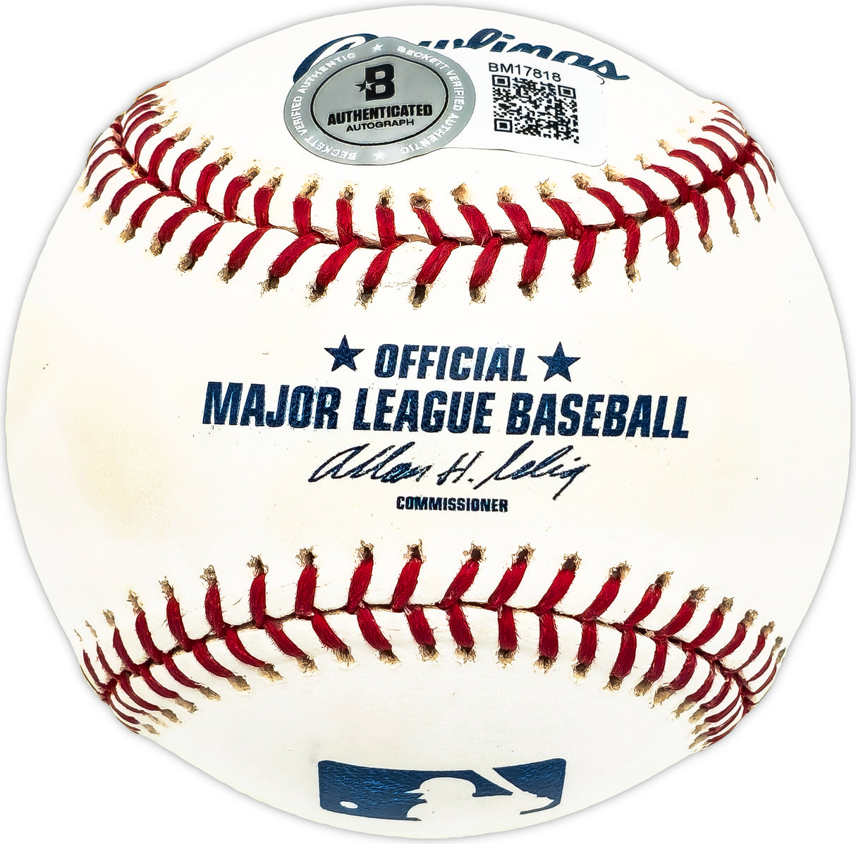 Gil Blanco Autographed Official MLB Baseball New York Yankees "1965 Yankees" Beckett BAS QR #BM17818
