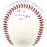 Ed Romero Autographed Official MLB Baseball Boston Red Sox "1986 AL Champs" Beckett BAS QR #BM17822