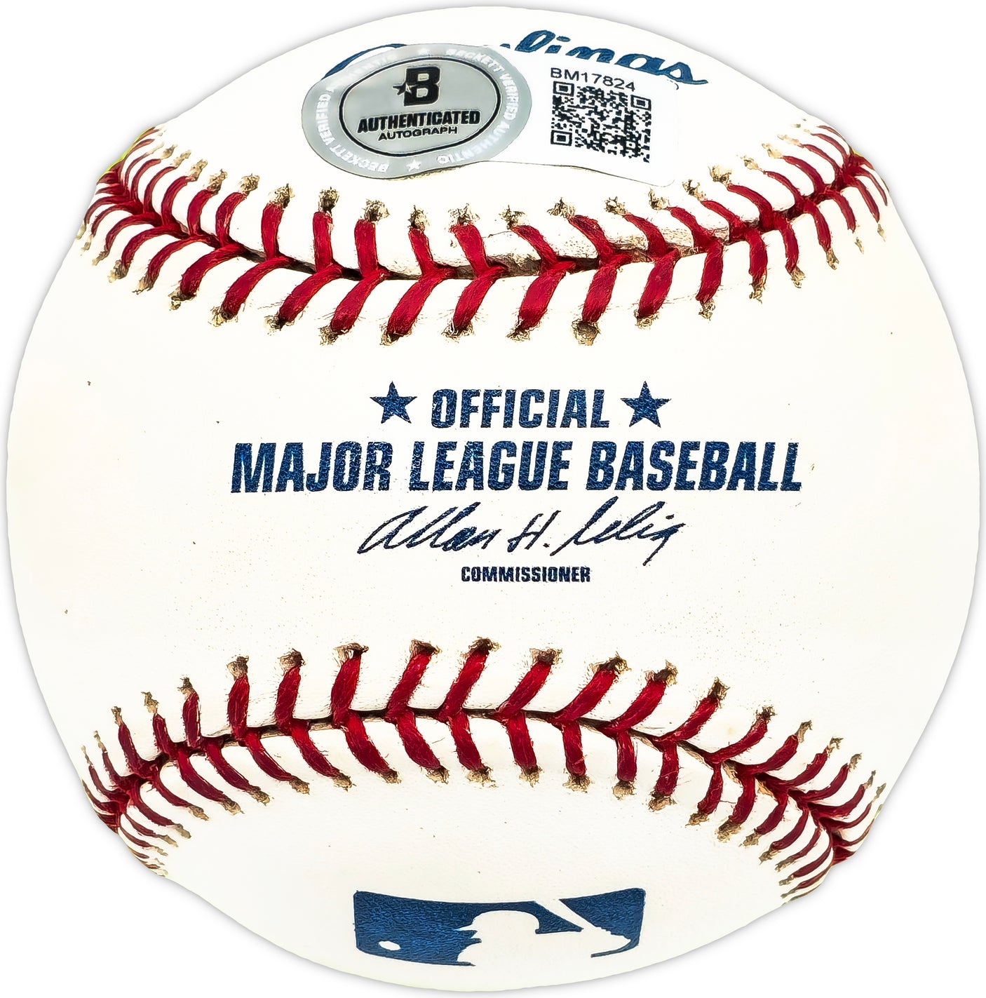 Larry Haney Autographed Official MLB Baseball Oakland A's "1974 A's World Champs" Beckett BAS QR #BM17824