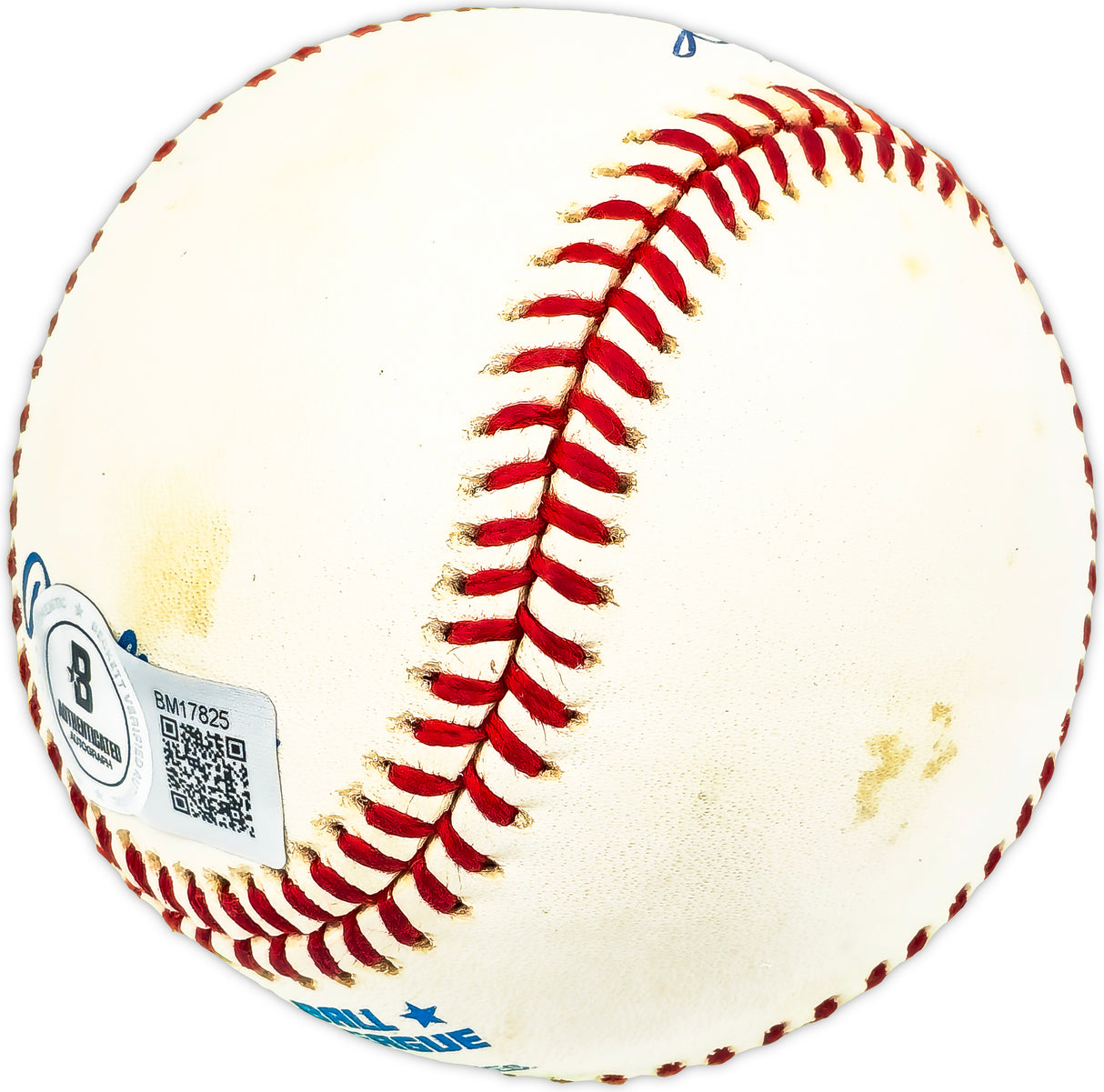 Manny Montejo Autographed Official AL Baseball Tigers, Cuba Beckett BAS QR #BM17825