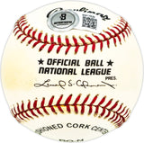 Saturnino Nino Escalera Autographed Official NL Baseball Cincinnati Reds Beckett BAS QR #BM17826