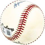 Saturnino Nino Escalera Autographed Official NL Baseball Cincinnati Reds Beckett BAS QR #BM17826