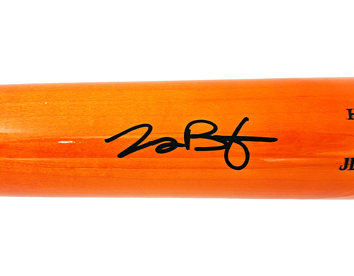 Joey Bart Autographed Orange Marucci Player Model Bat San Francisco Giants Beckett BAS QR Stock #215345