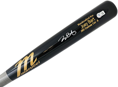 Joey Bart Autographed Black Marucci Player Model Bat San Francisco Giants Beckett BAS QR Stock #215346