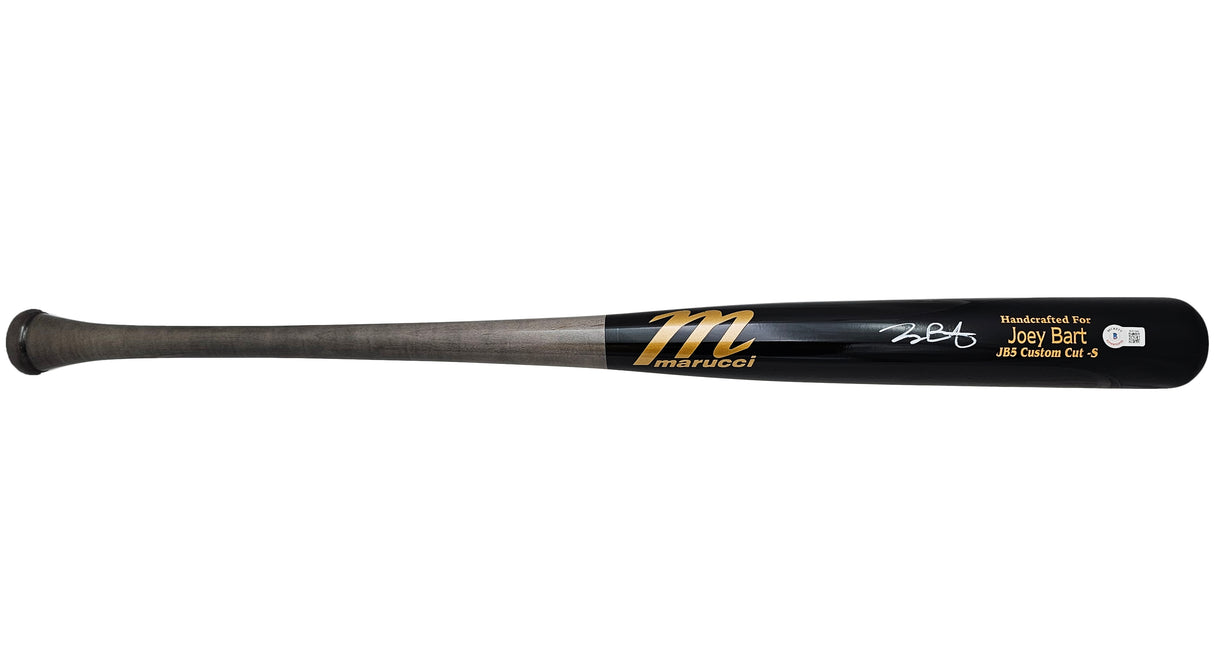 Joey Bart Autographed Black Marucci Player Model Bat San Francisco Giants Beckett BAS QR Stock #215346