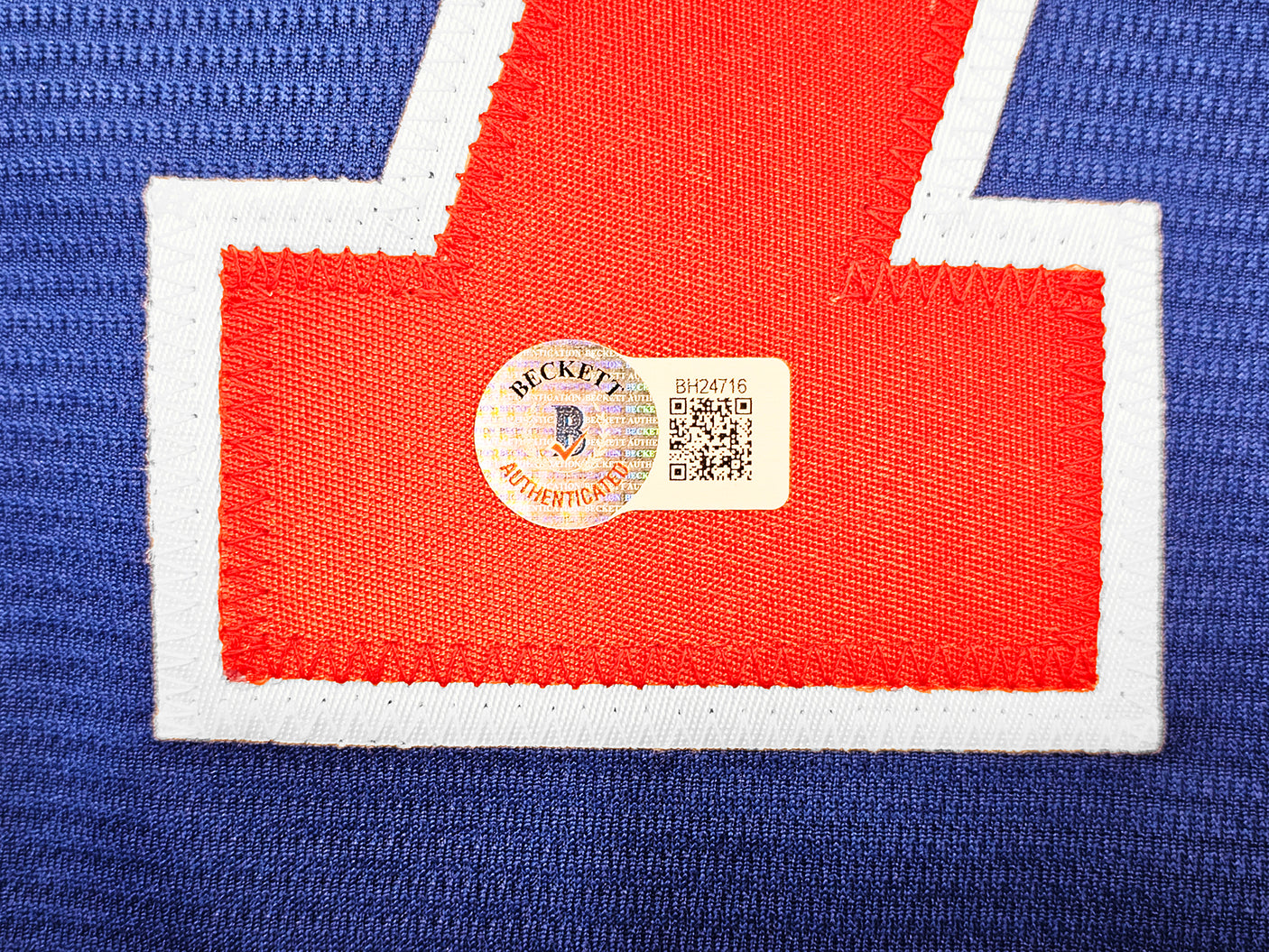 Chicago Cubs Dansby Swanson Autographed Blue Nike Jersey Size L Beckett BAS QR Stock #215513