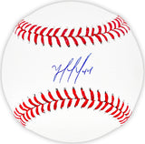 Yordan Alvarez Autographed Official MLB Baseball Houston Astros Beckett BAS Witness Stock #215399