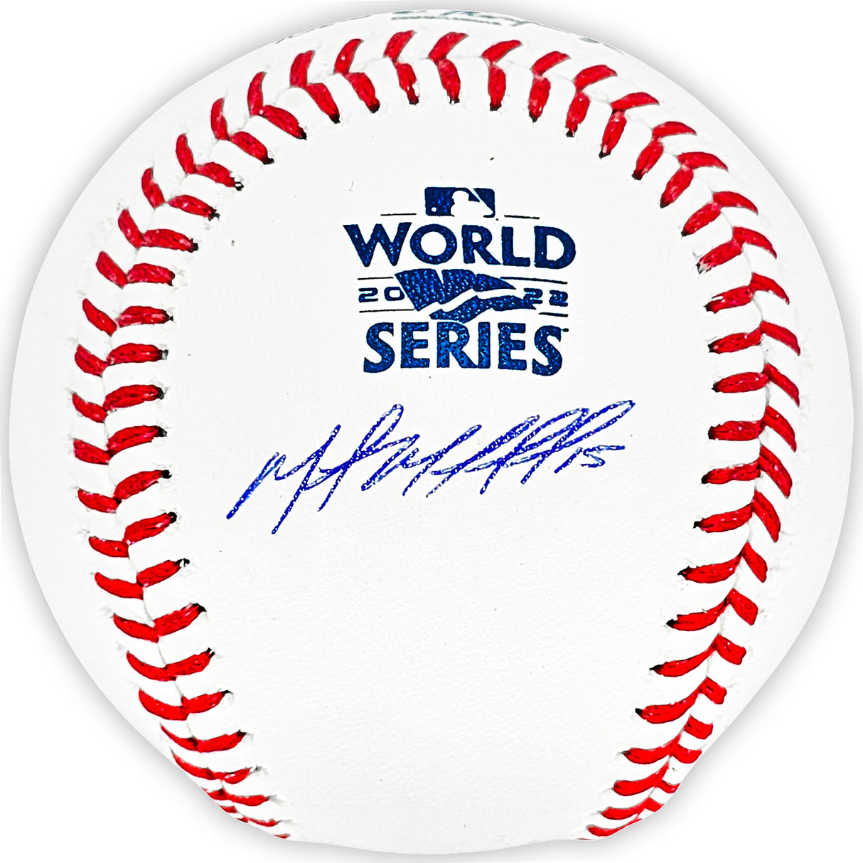 Martin Maldonado Autographed Official 2022 World Series MLB Baseball Houston Astros Beckett BAS Witness Stock #215404