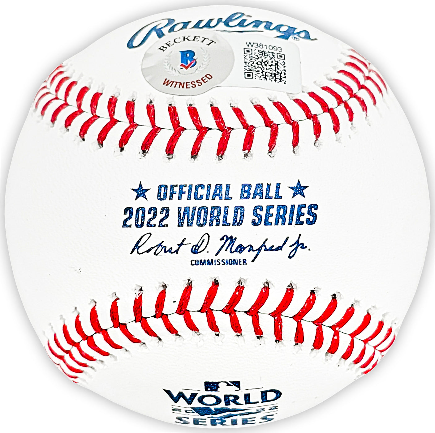 Martin Maldonado Autographed Official 2022 World Series MLB Baseball Houston Astros "2022 WS Champions" Beckett BAS Witness Stock #215405