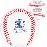 Bryan Abreu Autographed Official 2022 World Series MLB Baseball Houston Astros Beckett BAS Witness Stock #215410