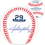 Adrian Beltre Autographed Official Retirement Logo MLB Baseball Texas Rangers JSA Stock #215521