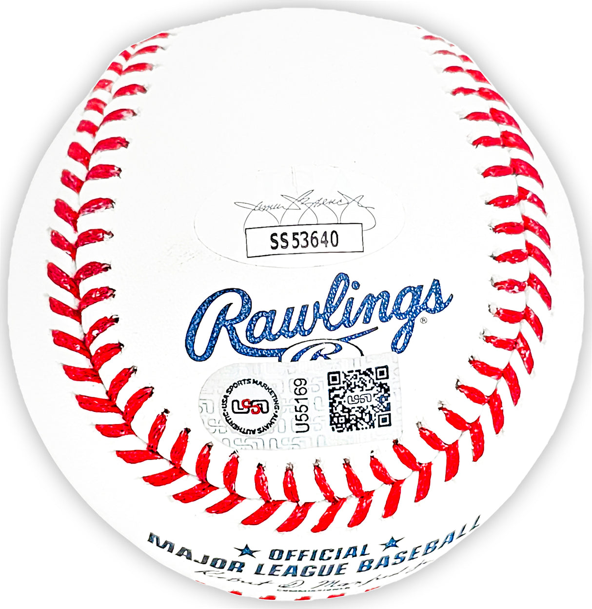 Adrian Beltre Autographed Official Retirement Logo MLB Baseball Texas Rangers JSA Stock #215521