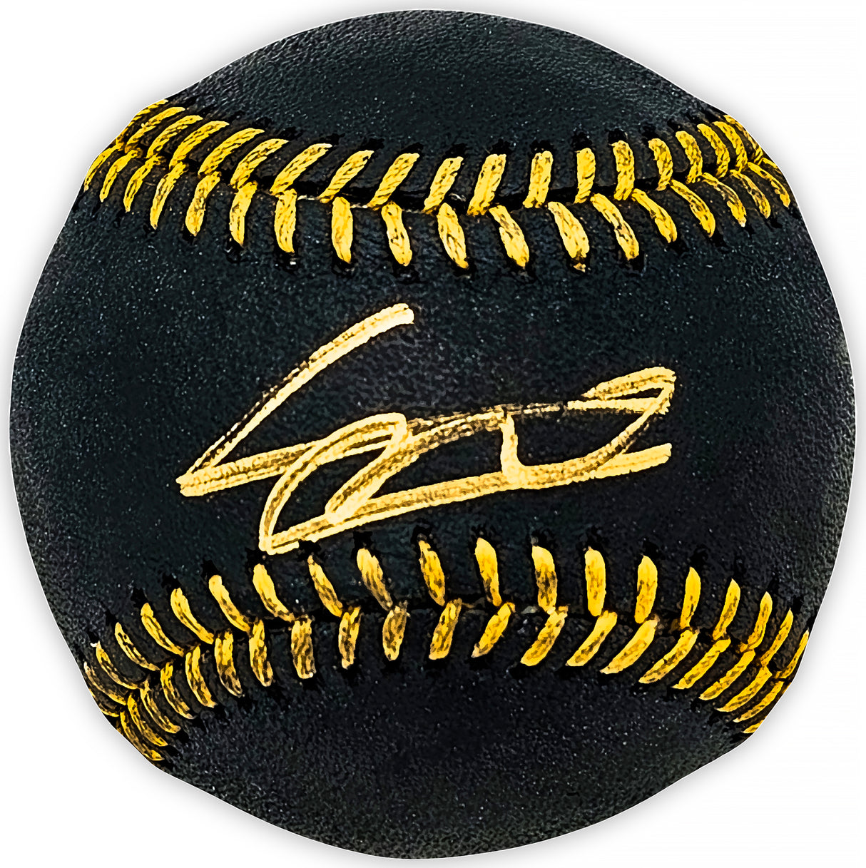Vladimir Guerrero Jr. Autographed Official Black MLB Baseball Toronto Blue Jays JSA Stock #215525