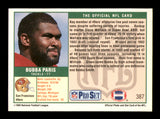 Bubba Paris Autographed 1989 Pro Set Rookie Card #387 San Francisco 49ers SKU #241729