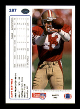 Dave Waymer Autographed 1991 Upper Deck Card #187 San Francisco 49ers SKU #242118
