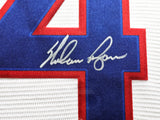 Texas Rangers Nolan Ryan Autographed Framed White Nike Cooperstown Authentic Collection Jersey Beckett BAS QR Stock #214098