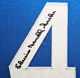 Brooklyn Dodgers Duke Snider Autographed Framed Blue Jersey PSA/DNA #T65305