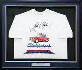 Walter Payton Autographed Framed White Diner T-Shirt Chicago Bears "34" JSA #C88895