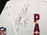 Walter Payton Autographed Framed Pro Football Hall of Fame White T-Shirt Chicago Bears "34" JSA #LL59012
