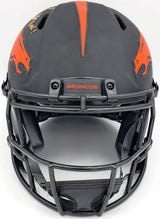 Russell Wilson Autographed Denver Broncos Eclipse Black Full Size Authentic Speed Helmet "Lets Ride" Fanatics Holo Stock #227930