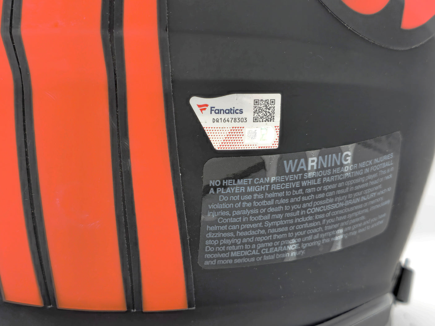 Russell Wilson Autographed Denver Broncos Eclipse Black Full Size Authentic Speed Helmet "Lets Ride" Fanatics Holo Stock #227930