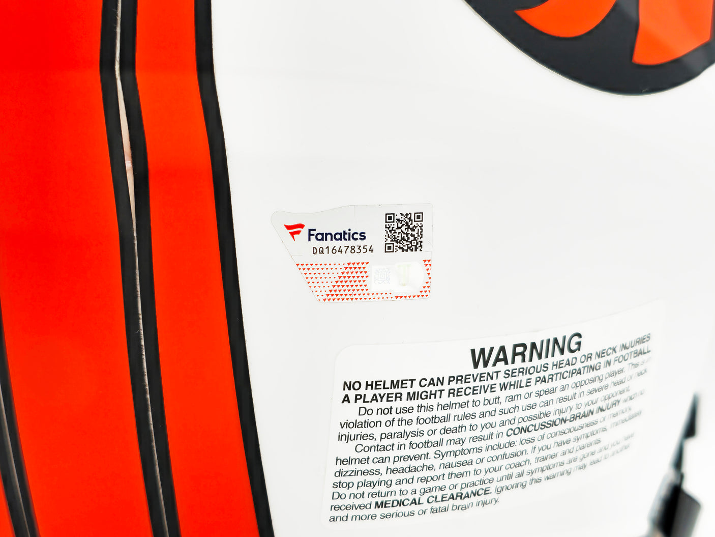 Russell Wilson Autographed Denver Broncos Lunar Eclipse White Full Size Authentic Speed Helmet Fanatics Holo Stock #227937