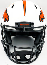 Russell Wilson Autographed Denver Broncos Lunar Eclipse White Full Size Authentic Speed Helmet Fanatics Holo Stock #227936