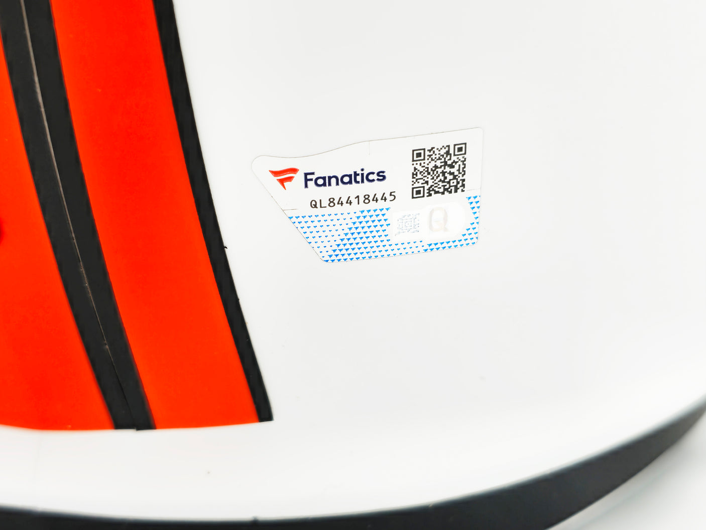 Russell Wilson Autographed Denver Broncos Lunar Eclipse White Full Size Replica Speed Helmet Fanatics Holo Stock #227940