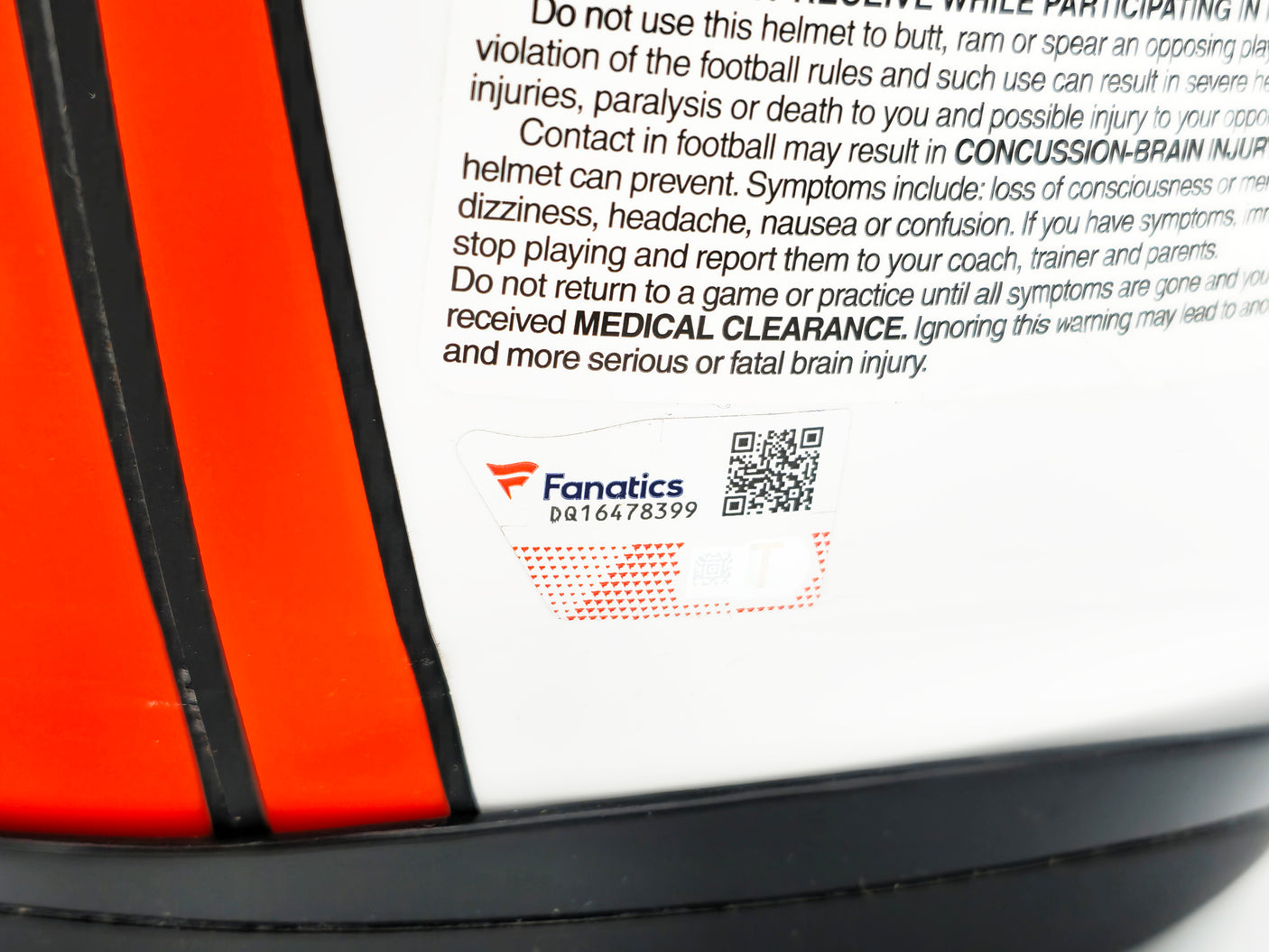 Russell Wilson Autographed Denver Broncos Lunar Eclipse White Full Size Authentic Hyper Speed Flex Helmet Fanatics Holo Stock #227933