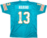 Miami Dolphins Dan Marino Autographed Teal Jersey Beckett BAS QR Stock #227329