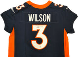 Denver Broncos Russell Wilson Autographed Blue Nike Elite Jersey Size 48 Fanatics Holo Stock #227954