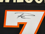 Denver Broncos Russell Wilson Autographed Blue Nike Elite Jersey Size 48 Fanatics Holo Stock #227954