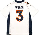 Denver Broncos Russell Wilson Autographed White Nike Limited Jersey Size L Fanatics Holo Stock #227958