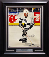 Wayne Gretzky Autographed Framed 16x20 Photo Los Angeles Kings "99" UDA Holo #BAF27914