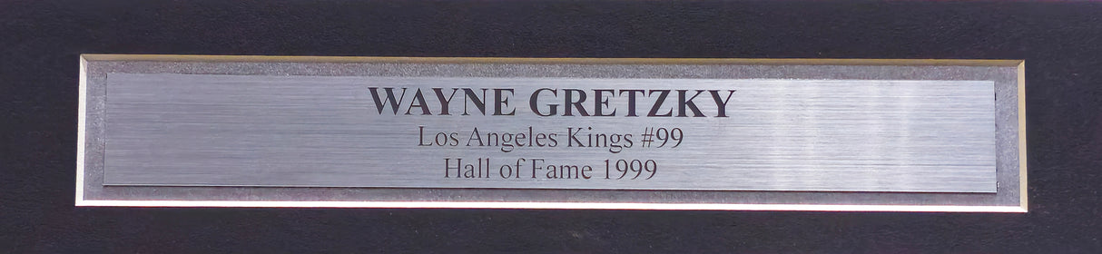 Wayne Gretzky Autographed Framed 16x20 Photo Los Angeles Kings "99" UDA Holo #BAF27914