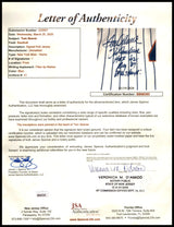 New York Mets Tom Seaver Autographed Framed White Pinstripes Jersey "The Franchise, HOF 92, ROY 67 & 69 WS Champs!" JSA #BB68385