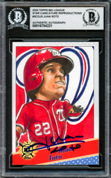 Juan Soto Autographed 2020 Topps Big League Star Caricature Card #SCO-JS New York Mets Beckett BAS Stock #228036