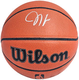 James Harden Autographed Authentic Indoor/Outdoor Basketball Rockets, 76ers, Thunder Beckett BAS Witness Stock #214076