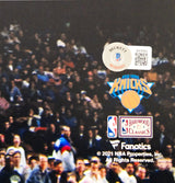 Patrick Ewing Autographed 16x20 Photo New York Knicks Dunk Beckett BAS Witness Stock #214822