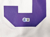 LSU Tigers Odell Beckham Jr. Autographed White Jersey Beckett BAS Witness Stock #242682